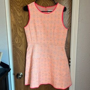 Beautiful Sail to Sable coral and hot pink dress.